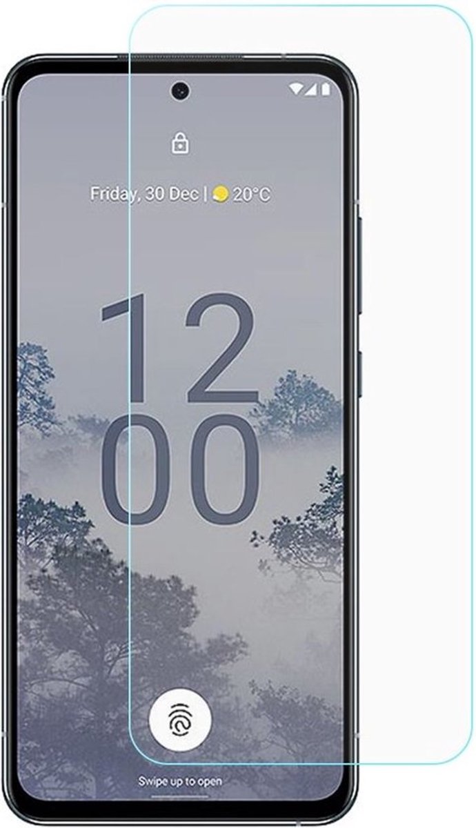 Geschikt voor Nokia X30 Screen Protector 0.3mm Arc Edge Tempered Glass