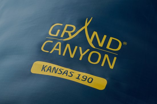 GRAND CANYON Schlafsack KANSAS 190 Mumien-Schlafsack – Warmer 3-Jahreszeiten-Schlafsack mit Kapuze und Rundum-Reißverschluss für Camping und Trekking — afbeelding 3