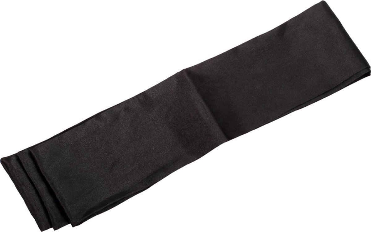 Go Go Gadget - Blinddoek - Bondage doek - BDSM - 150x10cm - Satijn - Zwart - 1 stuk