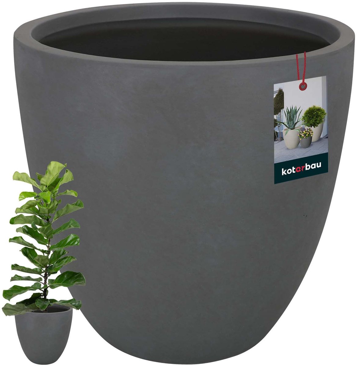 KOTARBAU Bloempot, Plantenpot, Bloempot voor Kamerplanten ⌀ 36 cm