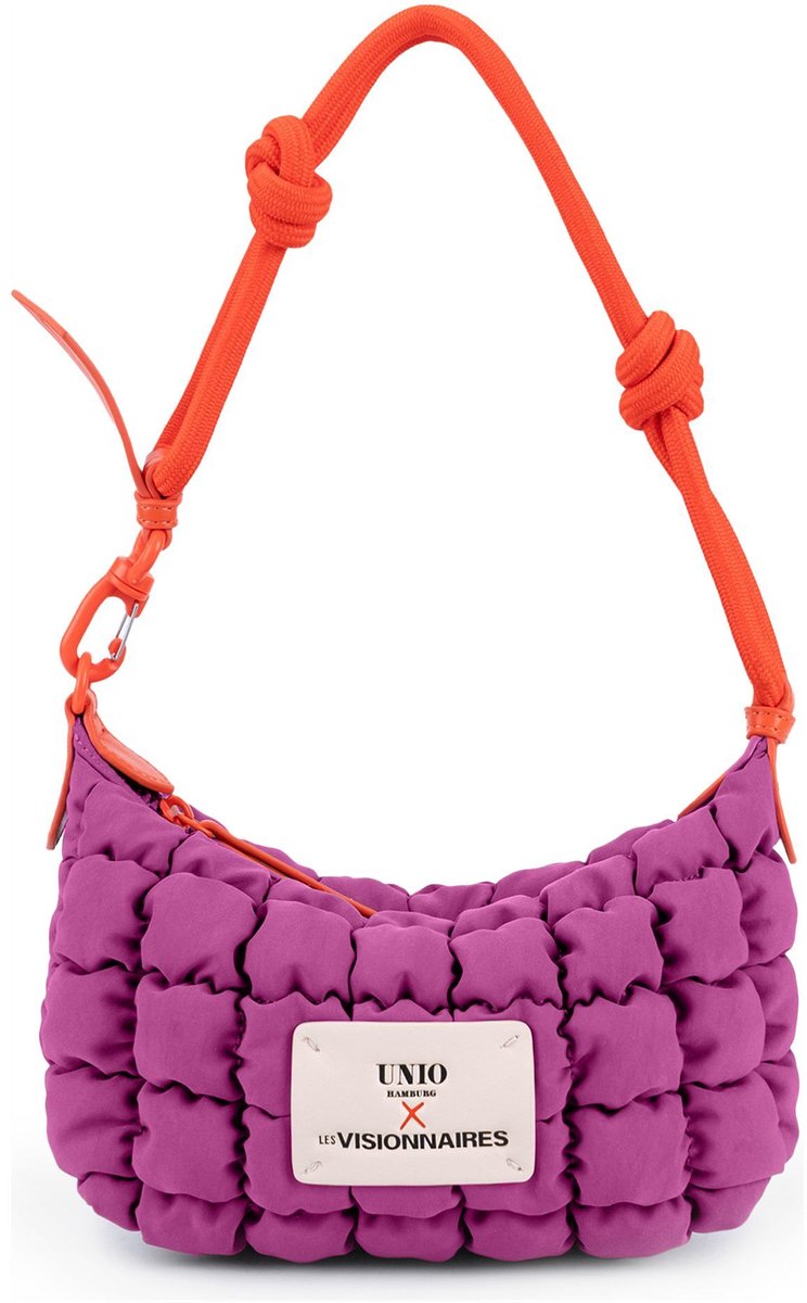Unio Hamburg x Les Visionnaires schoudertas Bubble Unio Little Sophie Fuxia roze
