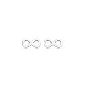 Glams oorknoppen infinity - Zilver