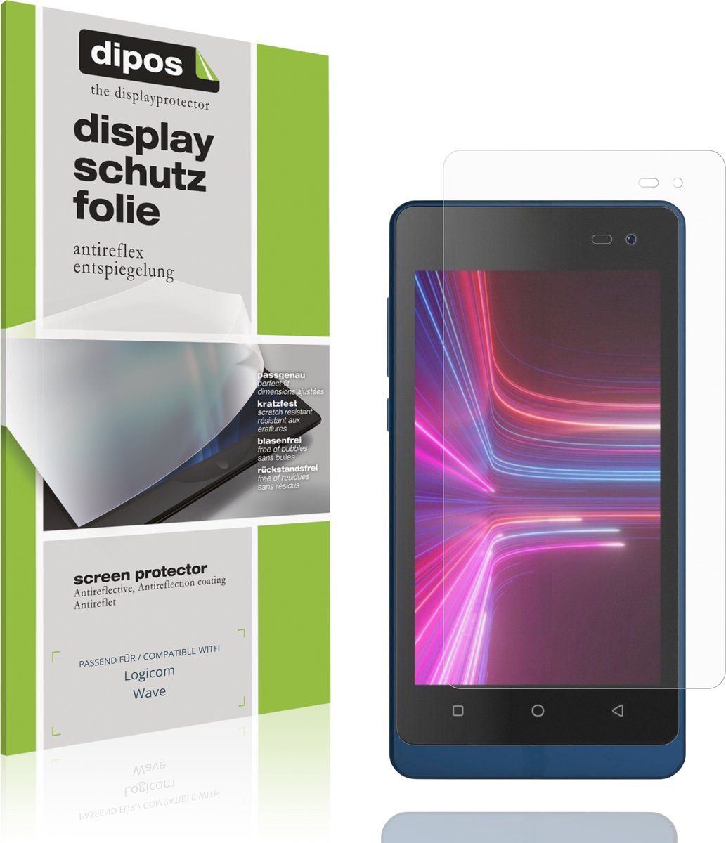 dipos – 4x Matte Beschermfolie geschikt voor Logicom Wave | Krasbestendige & antireflecterende Screenprotector Ultra-Thin