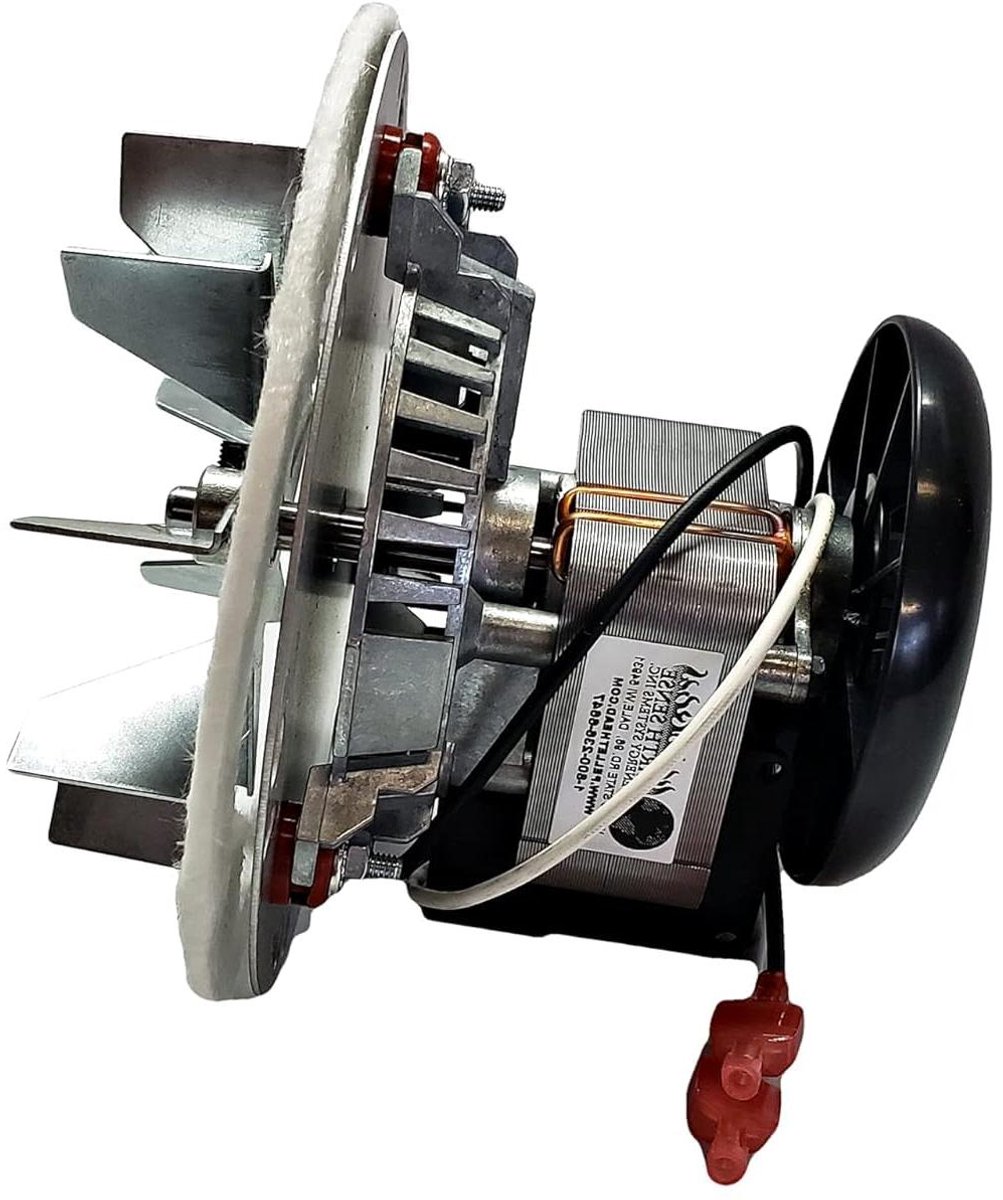 Uitlaat Ventilator Motor - Verbrandingsventilator - Haard Onderhoud - Vervangend Onderdeel - 2500 TPM - Zwart
