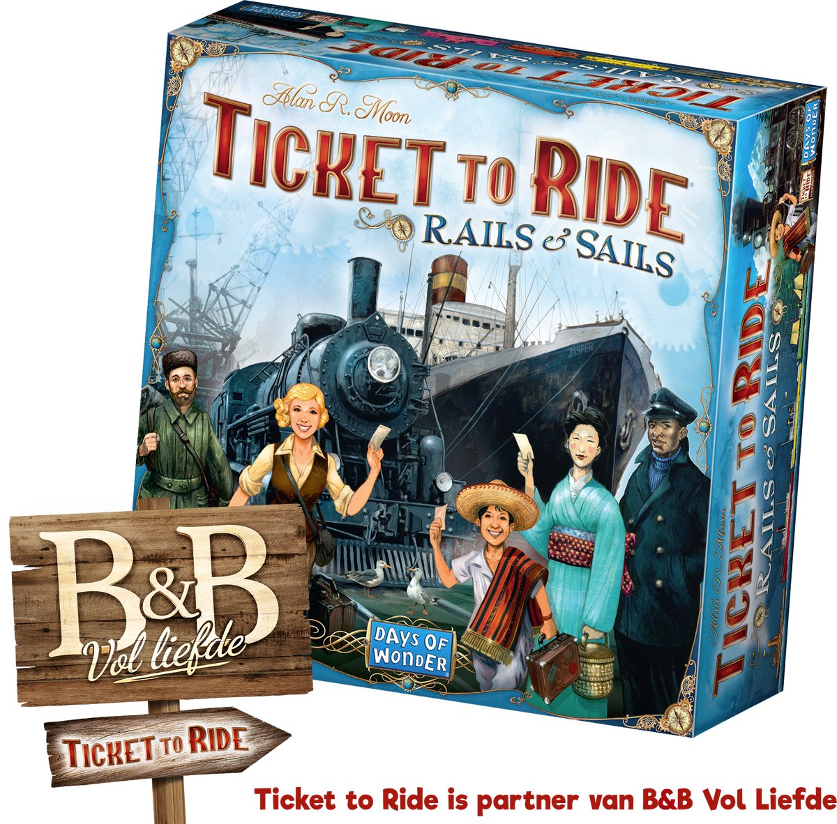 Bol.com Ticket to Ride Rails & Sails - NL aanbieding
