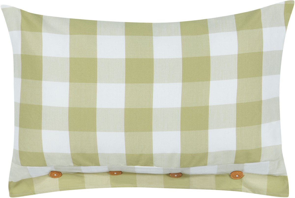 Beliani TAMNINE - Sierkussen - Lichtgroen - 40 x 60 cm - Polyester