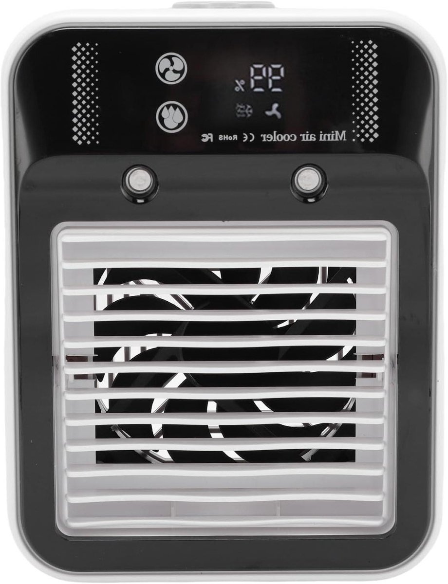 Desktop Luchtkoeler - Persoonlijke Airco - Bureau Koelen - Met Mistfunctie - 23D x 17B x 12H cm - Wit
