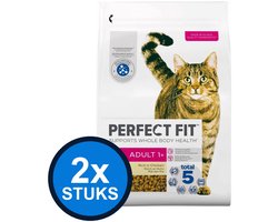 2x Perfect Fit - droog adult kip 2,8kg - Kattenvoer - 2.8 kg