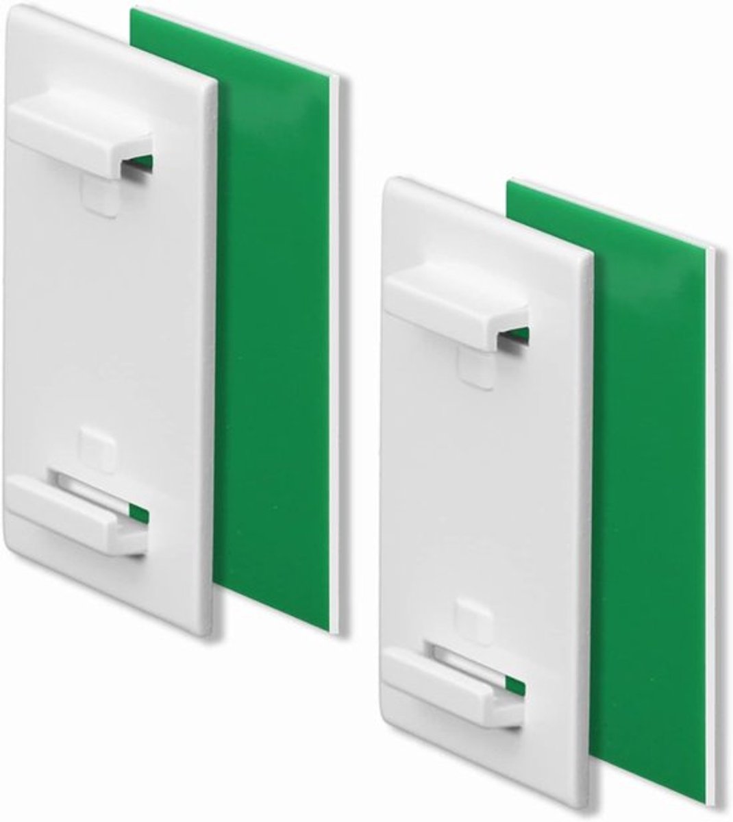 Plakhouders voor Klembevestiging Rolgordijnen - 2 Stuks - Zonder Boren