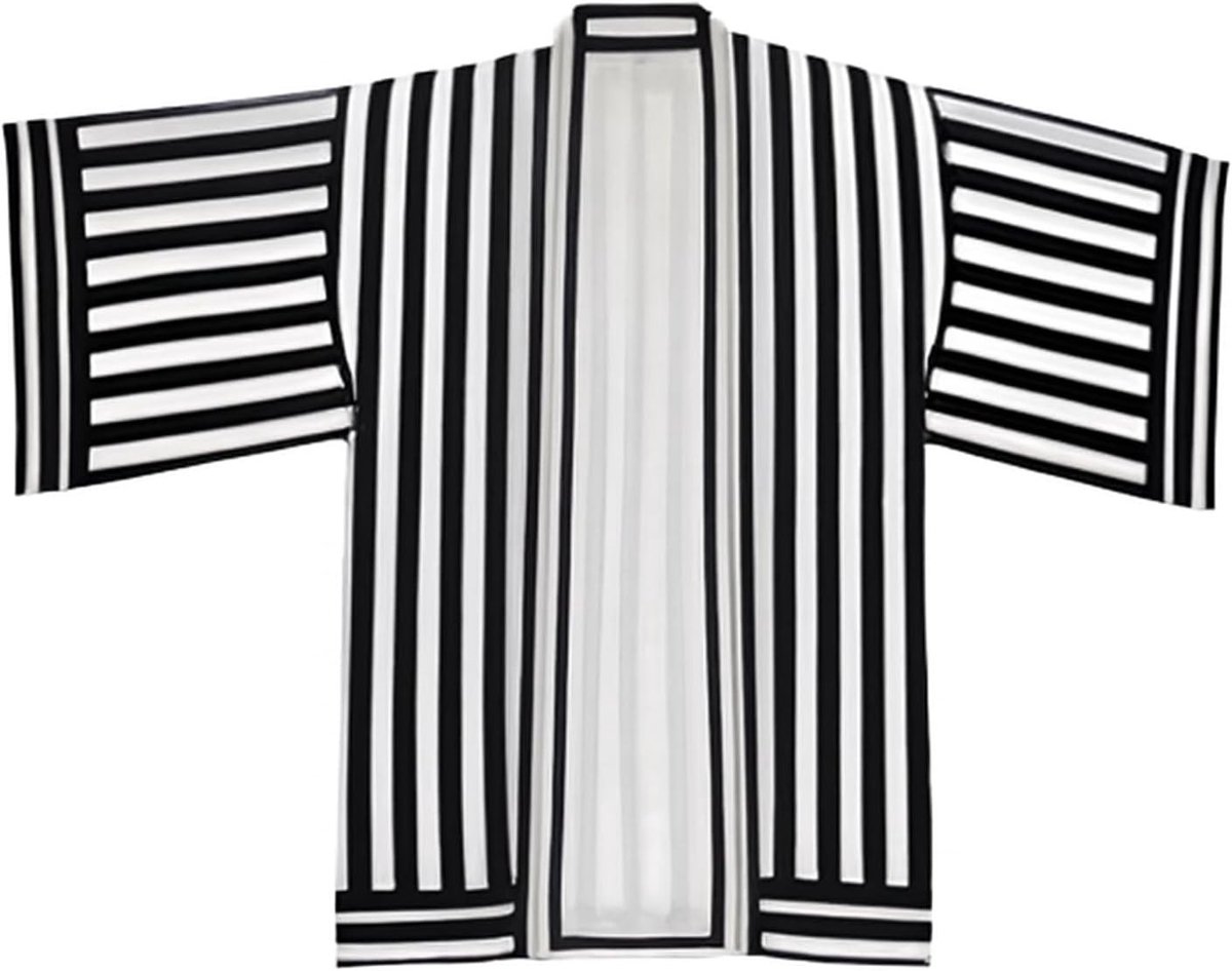 Obanai Iguro Anime Kostuum voor Cosplay, Kimono Cloak voor Halloween en Carnavalsfeesten - M