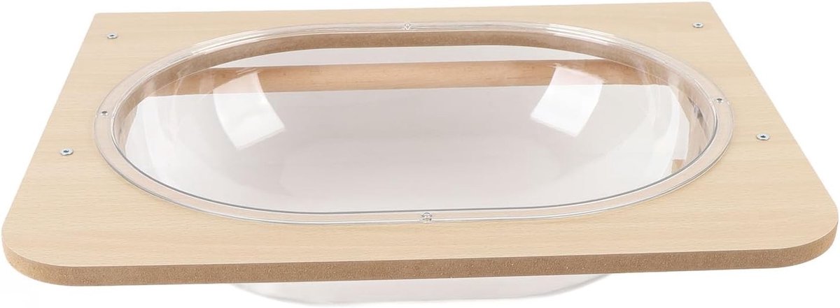 Hangende Kattenbed voor het Raam, Transparante Kattenhammock, Ruimtebesparend Wandmeubilair voor Katten om te Slapen en Spelen, Stabiele Structuur en Comfortabele Slaapplek