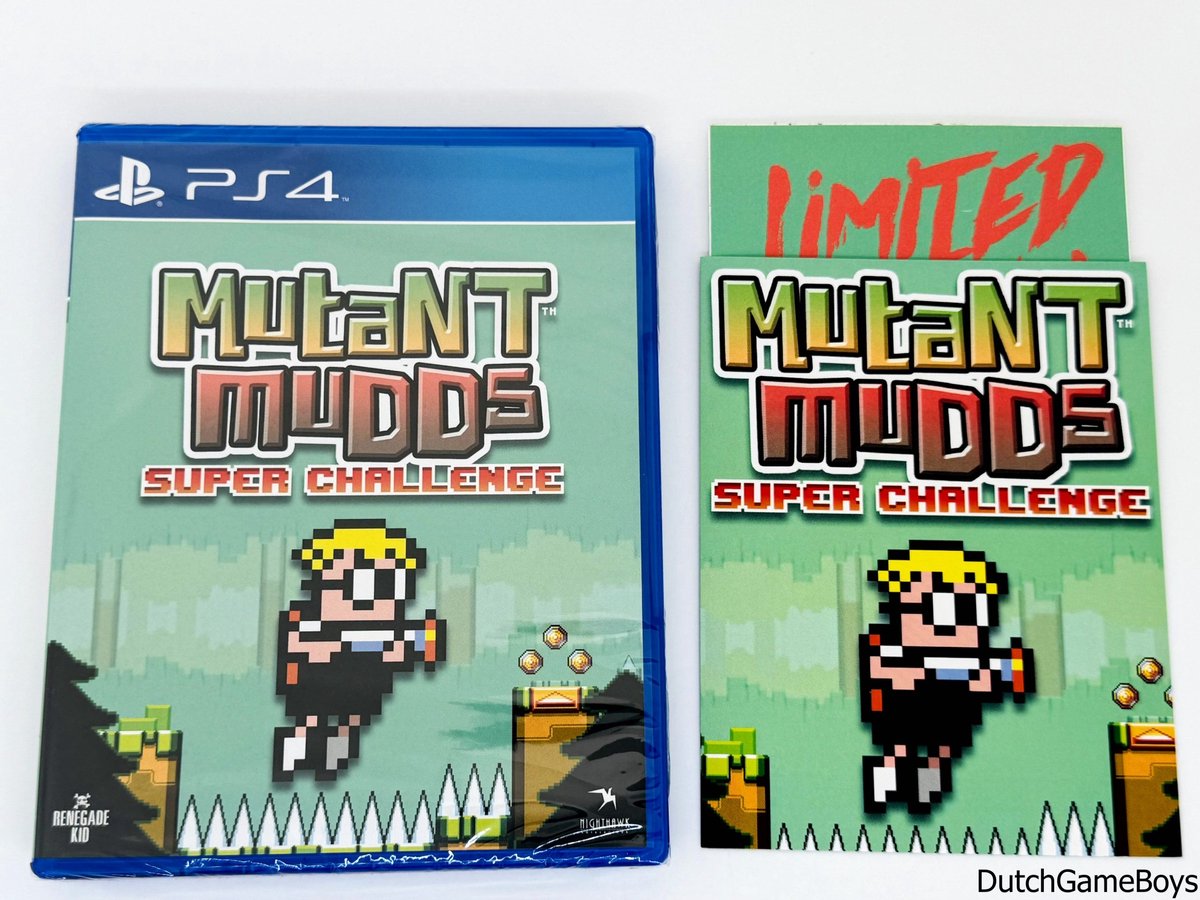 Playstation 4 / PS4 - Limited Run - Mutant Mudds - Super Challenge - New & Sealed