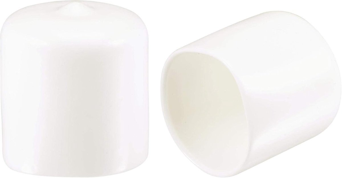50 stuks rubberen eindkappen 25 mm ID - flexibele ronde schroefdoppen en draadbeschermers voor bouten, schroeven, buizen, kabels en draden - duurzame en zachte rubberen hoezen voor veelzijdig gebruik
