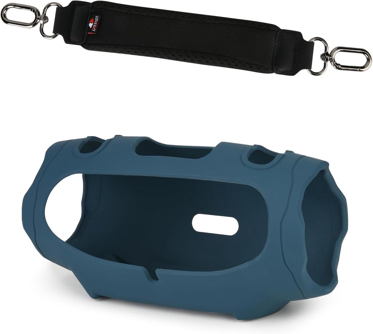 Beschermhoes van Siliconen voor Bluetooth Speaker - Geschikt voor JBL Xtreme 4 - Duurzaam, Schokbestendig en Waterdicht Accessoire (Zwart)