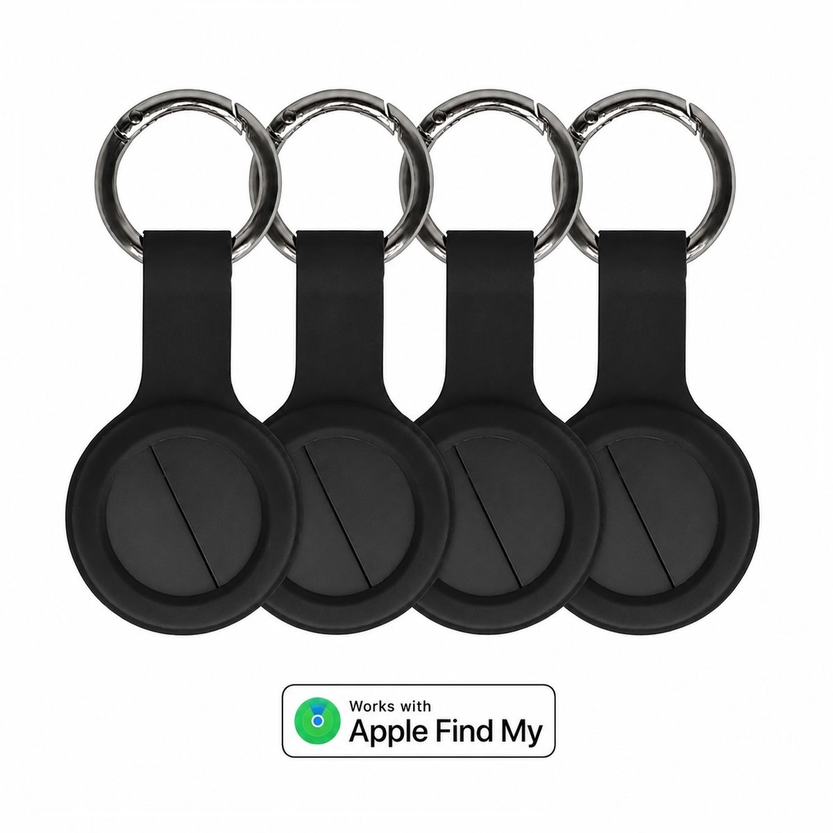 MyTech - SmartTag iOS - 4-pack - Apple Find My Bluetooth Tracker - Waterbestendig & met geluid - Ideaal voor sleutels, koffers en meer