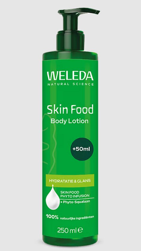 WELEDA Skin Food Body Lotion - Intensieve Voeding & Hydratatie - Driekleurig Viooltje, Kamille & Calendula - Hydrateert De Droge En Ruwe Huid Langdurig - 100% Natuurlijk - 250ml