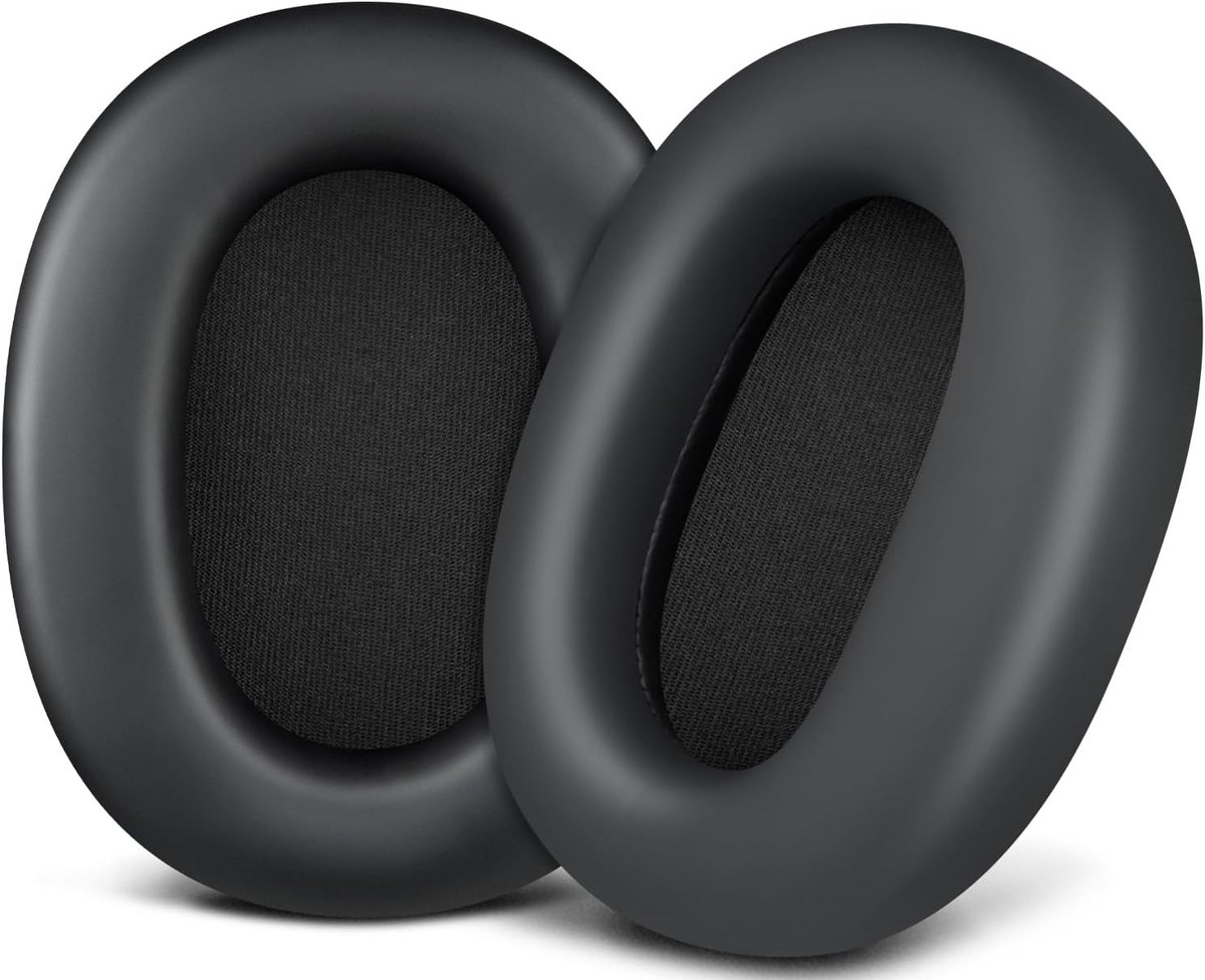 Vervangende oorkussens voor noise cancelling koptelefoons, zachte proteïneleer en hoogwaardig traagschuim voor ultiem comfort en geluidsisolatie