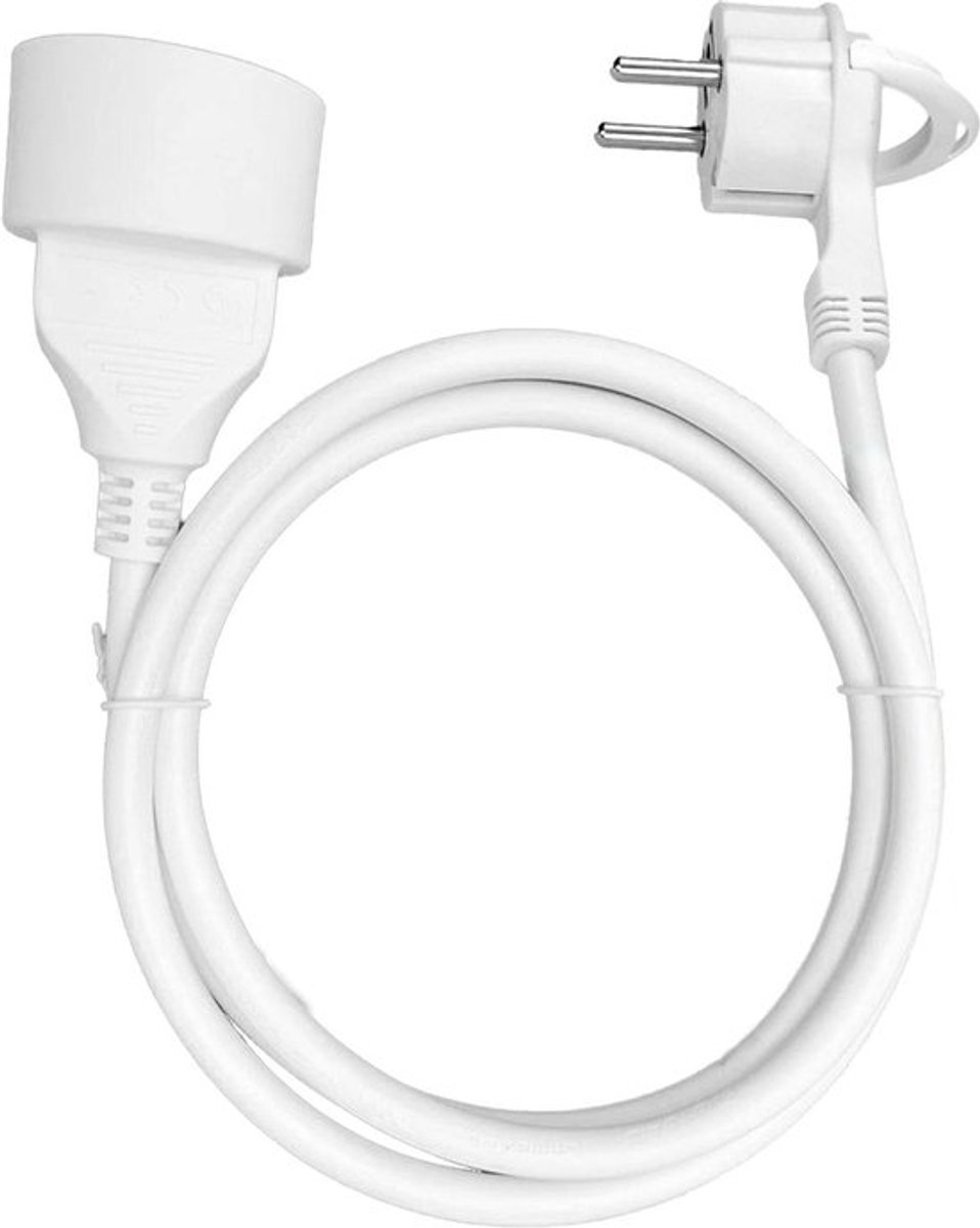 Verlengsnoer 15 meter voor huishoudelijk gebruik - één stopcontact 230VAC / 16A (Schuko Type)
