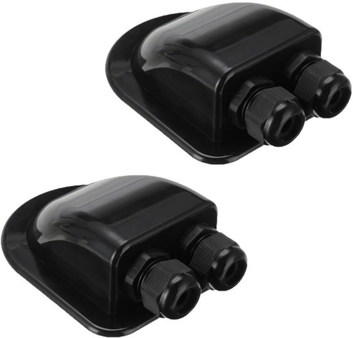 IP68 waterdichte zonne-kabelinvoerschroefverbinding - 2 stuks weerbestendige behuizing voor zonnepanelen op campers, boten, jachtdaken - marine .
