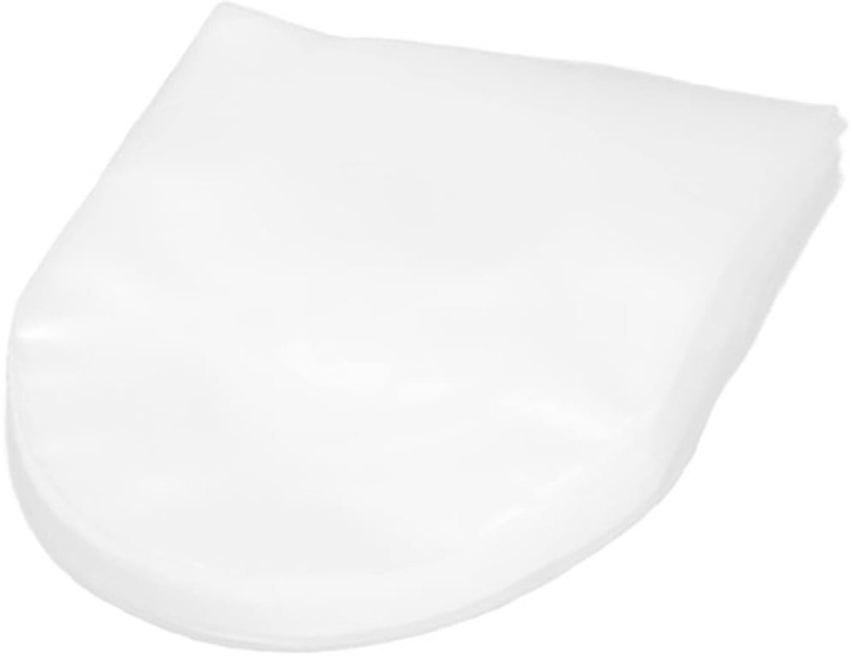 Set van 100 transparante plastic binnenhoezen van polyethyleen voor 5 inch CD's en DVD's, geschikt voor veilige en compacte opslag van schijven