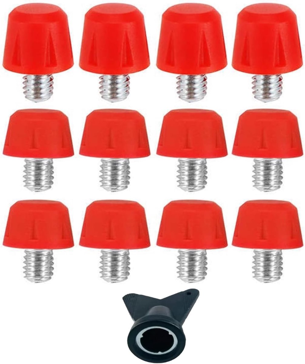 12 Stuks Voetbalschoenen Spikes - Vervangende Schroefnagels voor Dames, Heren en Kinderen - Ideaal voor Voetbalbooten en Sportactiviteiten