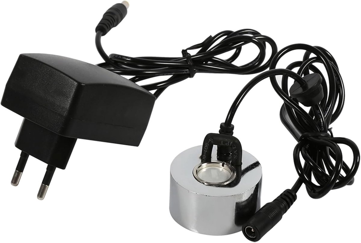 Ultrasone Mist Maker voor Waterfonteinen en Vijvers - Atomizer en Vernevelaar met Adapter 100-240V, Perfect voor Binnen en Buiten