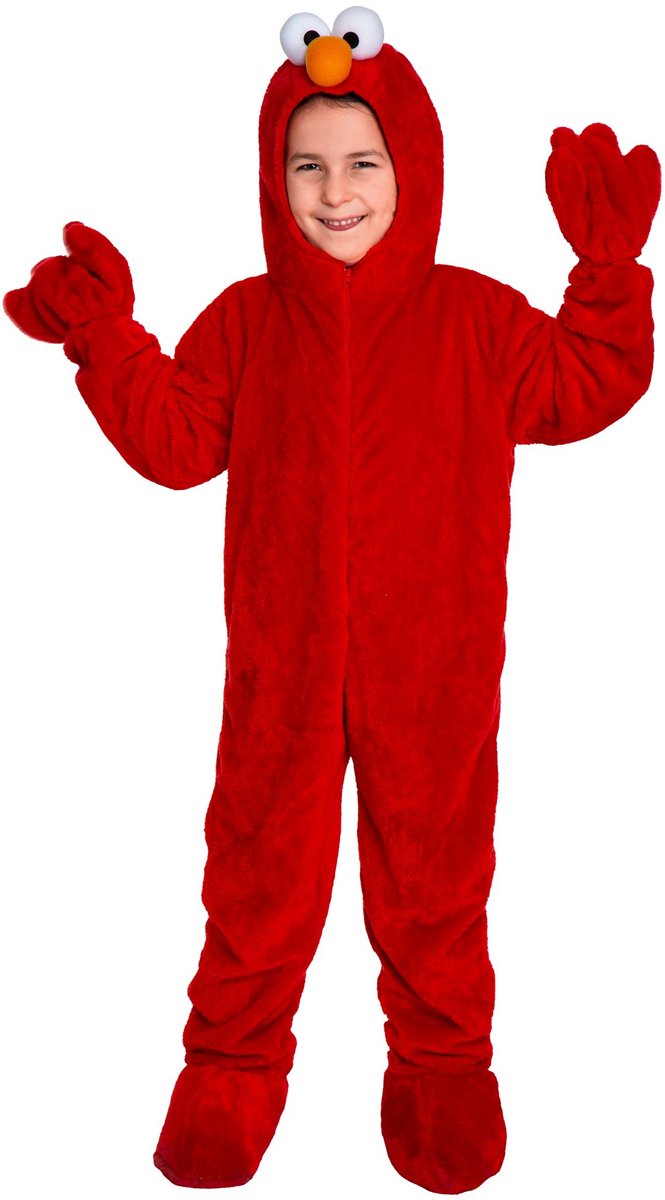Sesamstraat Elmo kinderkostuum - Kostuum Accessoires
