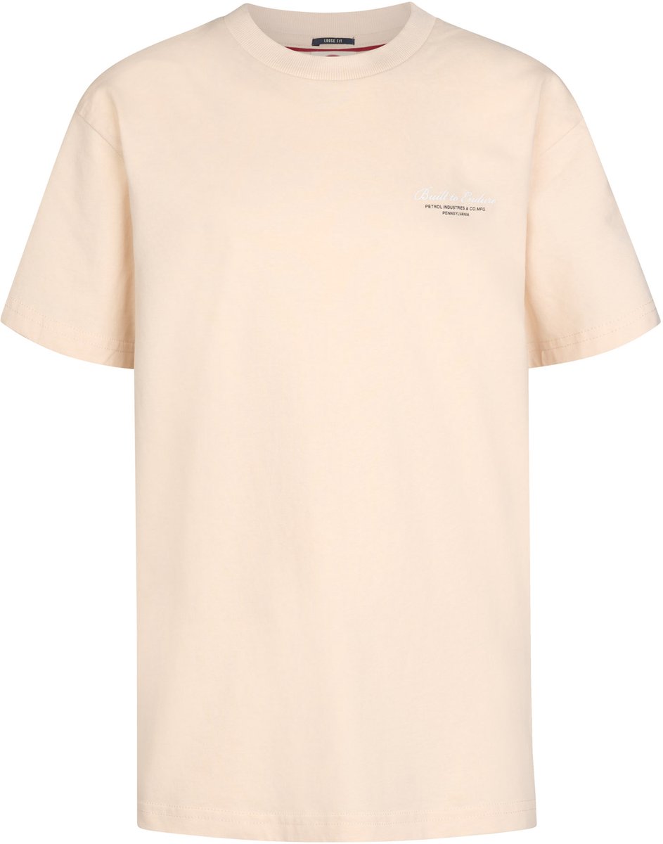 Petrol Industries - Jongens Loose fit T-shirt met print steelpath - Wit - Maat 116