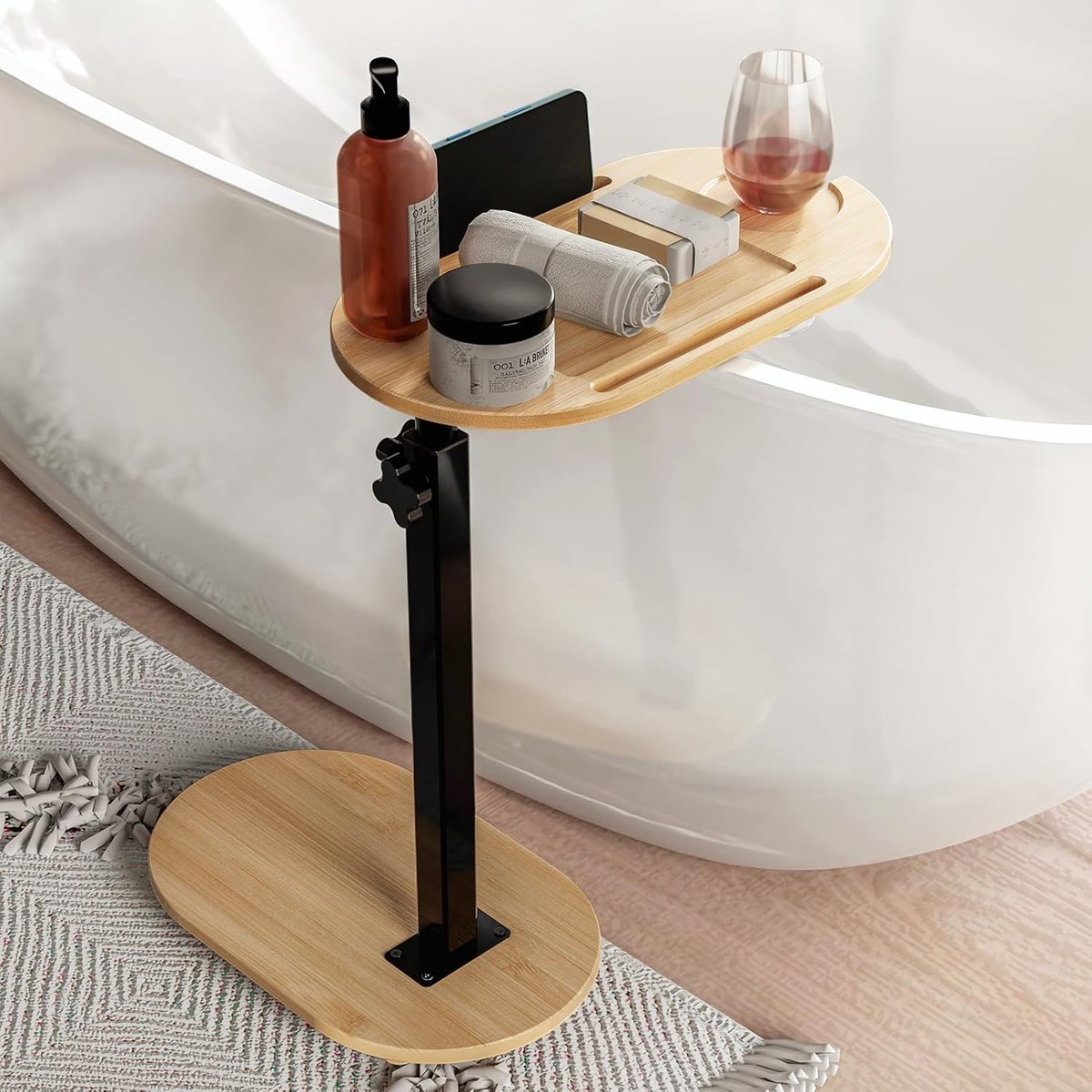 Badkamerplank - Badplank - Verstelbare Bedtafel - voor Badkuipen, Slaapkamers en Woonkamers
