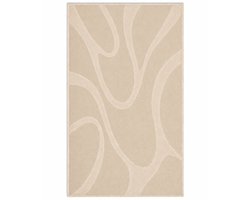 Funnies Strandlaken XXL 100x200 cm - Waves Cream - 500 gram/m2 Dik - Strandhanddoek Volwassenen - Sneldrogend en Zacht Katoen - Luxe Badlaken - Badhanddoek - Velours