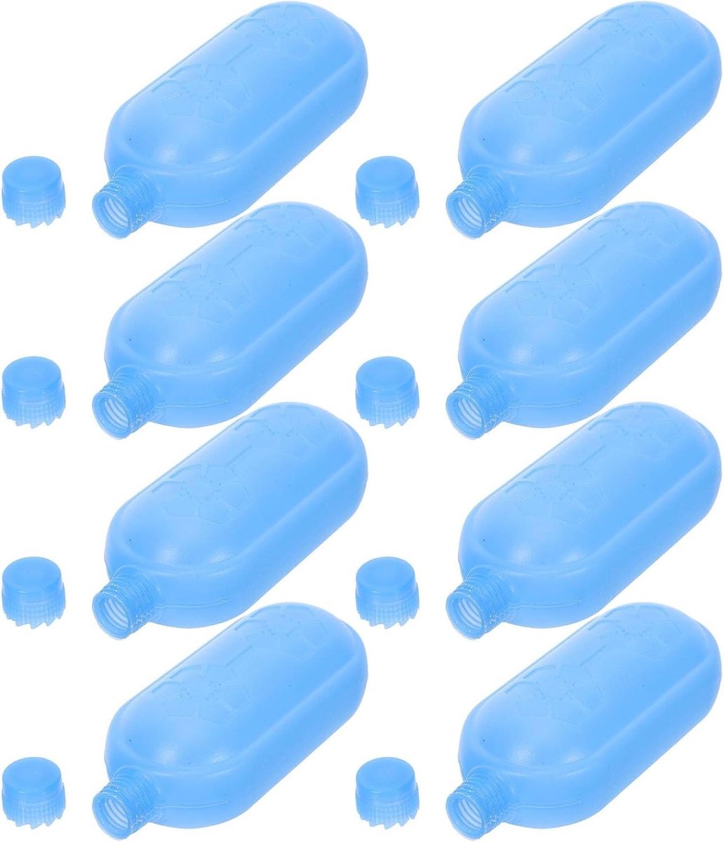 Herbruikbare Koelblokken - Compacte Ijsboxen - Ventilator Koeling - Langdurige Kou - 8 Stuks - Blauw
