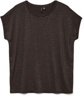 VERO MODA - VMLAVA GLITTER SS TOP STRIPE LX JRS Dames Top