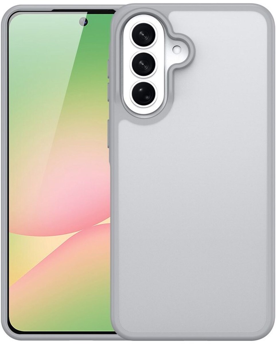 Dux Ducis Yind Hoesje Geschikt voor Samsung Galaxy A37/A36/A56 - Back Cover Matte Grijs