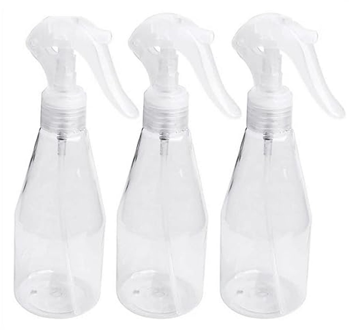 reinigingsspray - Spuitfles - Handsprayflessen - Multifunctionele Spuitfles - tuinspuitflessen - Herbruikbare - voor het reinigen van tuinplanten en kappers - 3 stuks - 200 ml