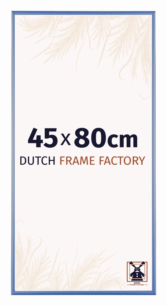 Fotolijst 45x80 cm - Aluminium - Staal Blauw - Kampen