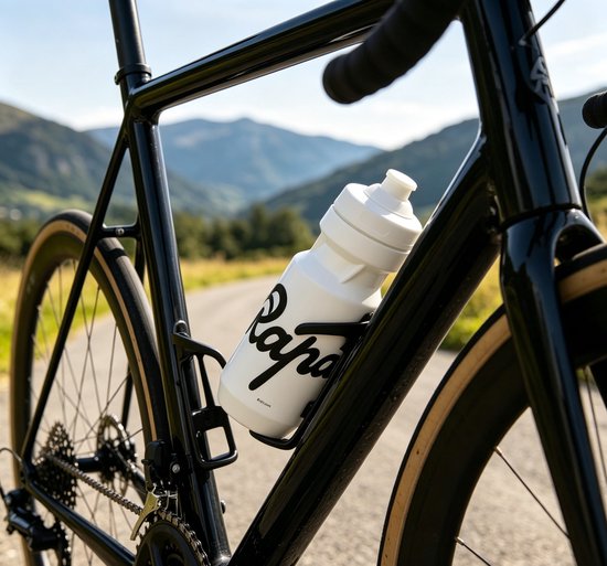 Bidon 610ml Fiets - Wit - Lichtgewicht Sportfles BPA-vrij - Fitness Waterfles - Geschikt voor Alle Bidonhouders - Vaatwasbestendig - Shakebeker - Recyclebaar & Sterk - Fietsaccessoires — afbeelding 5