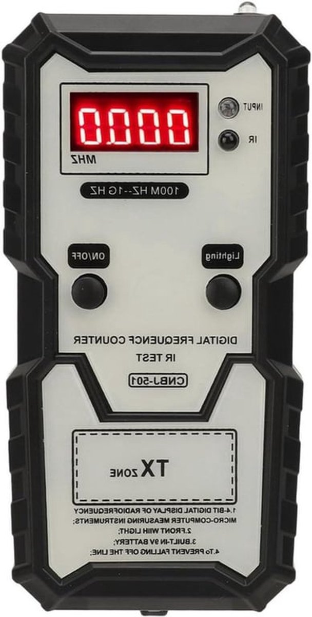 Digitale Display Sleutelhanger Frequentietester - Nauwkeurige en Betrouwbare Infrarood Signaal Detectie 100M HZ tot 1G HZ voor Frequentie Testen