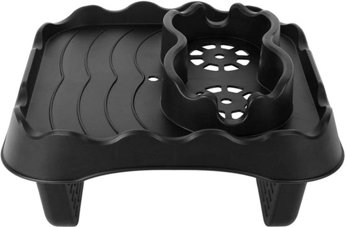 Hot Tub-tafelblad, Verstelbare Hot Tub-zijtafel met Antislip Bekerhouder, Afvoergaten Klemmen aan de Zijkant van Bovengrondse Badkuip Spa, Zwembad, Hot Tub-accessoires