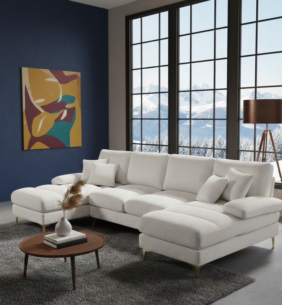 Luxe Modulaire 3-Zits Bank met - Novihome