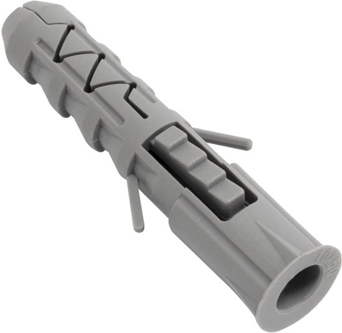 Set van 100 klassieke pluggen Ã˜10x50 mm - gemaakt van polyamide - voor beton en metselwerk