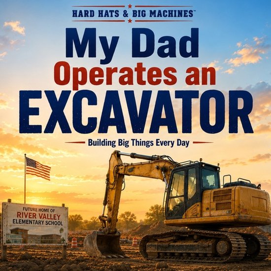 My Dad Operates an Excavator - cover