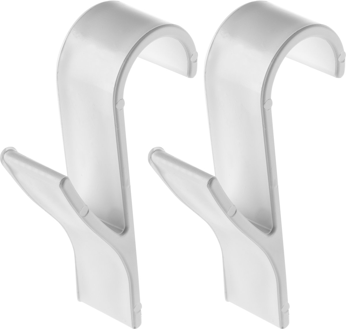 KADAX haken voor handdoekradiatoren, 2 stuks, radiatorhaken om handdoeken in de badkamer op te hangen, handdoekhouders voor badkamerradiatoren (wit)