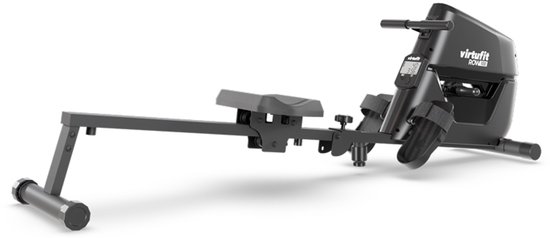 Zwarte VirtuFit ROW100 roeitrainer met display.