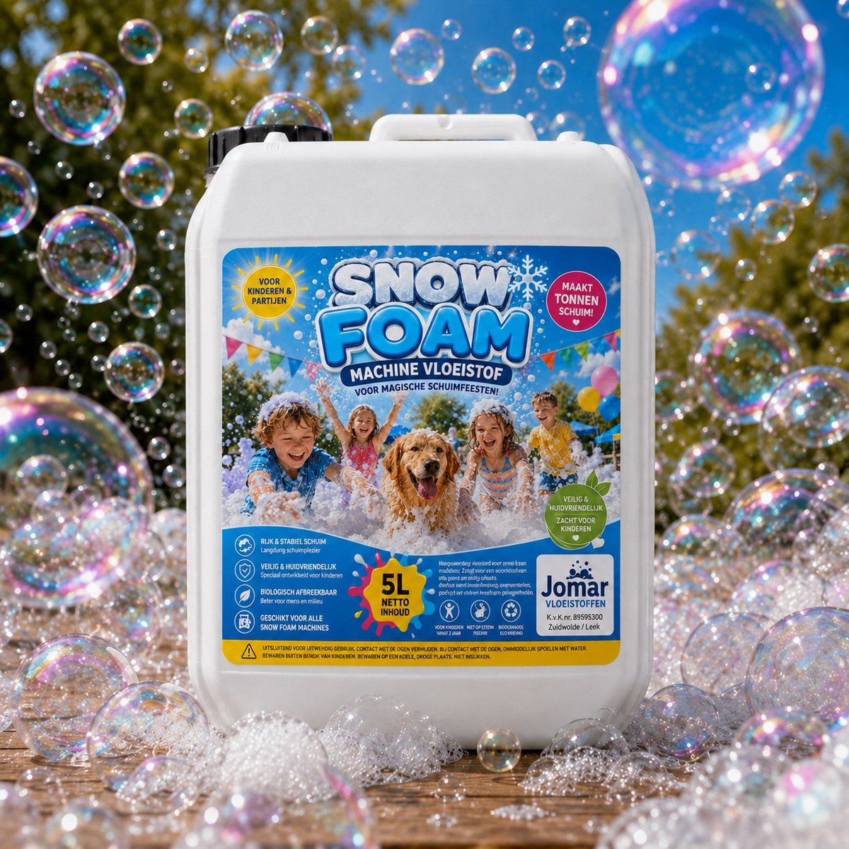 Snow Foam - Schuimmachine - Foam - Sneeuw foam - Feest foam - sneeuwschuim 5 liter