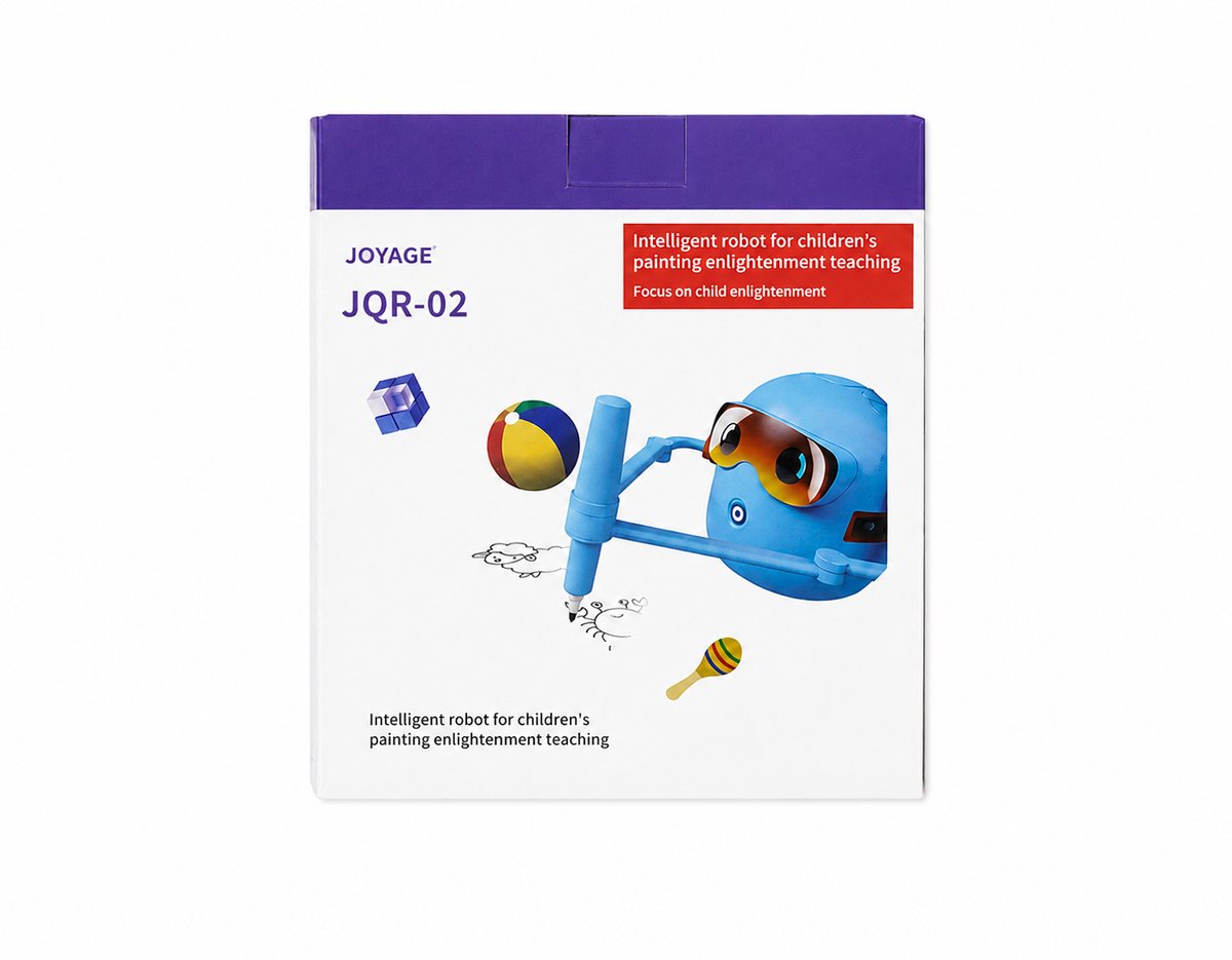 Joyage Teken robot voor kinderen - Tekenrobot Blauw - Leren Tekenen voor kinderen Montessori Speelgoed peuters - Educatief Speelgoed meisjes 3 4 5 6 7 8 jaar - Stap voor stap tekenen kinderen - Robot Speelgoed Motoriek Speelgoed jongens Tekenspullen — afbeelding 10