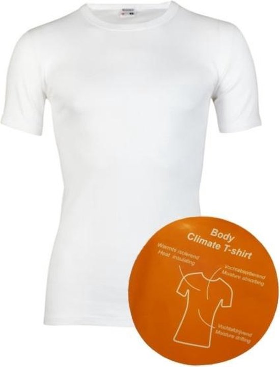 Beeren Body Climate T-Shirt - Ronde hals - Wit - maat M