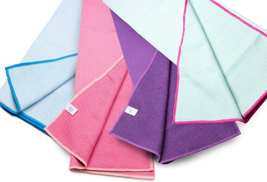 Matchu Sports - Yoga handdoek - Yoga handdoek anti slip - Yoga towel - 183 x 61 cm - Harmonic Green van Matchu Sports — afbeelding 4