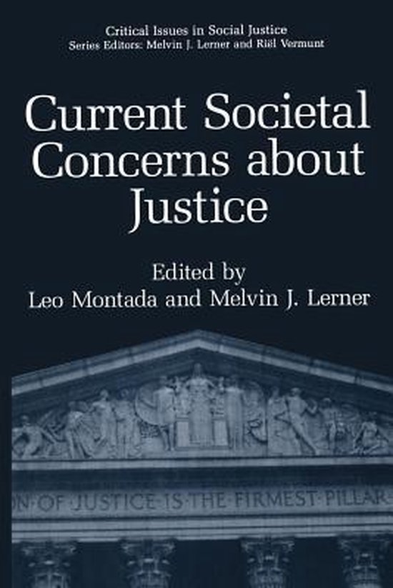 Current Societal Concerns About Justice - cover