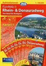 BVA-Radreisekarte Eurovelo 6. Kartenset Rhein- und Donauradweg 1 : 100 000