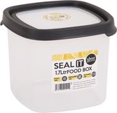 Wham Seal It Vershouddoos - Vierkant - 1,7 Liter - Set van 3 Stuks - Grijs